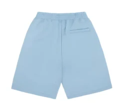 Corteiz Island Puff Print Open Hem Sweatshorts - Baby Blue