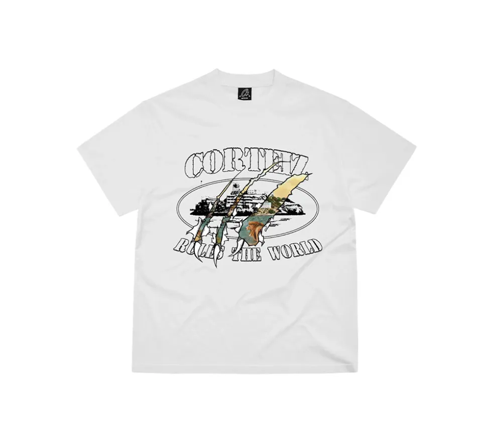 Corteiz Narnia Rip T-shirt - White