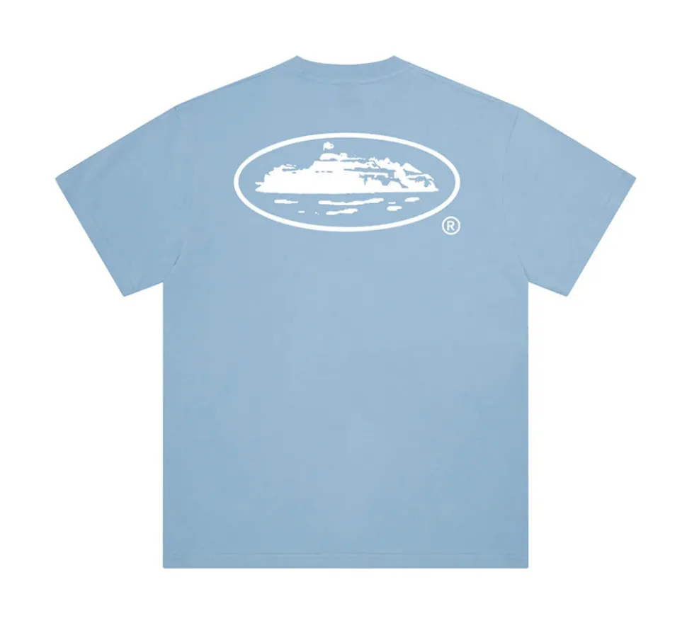 Corteiz OG Island T-shirt - Baby Blue