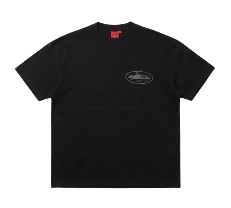 Corteiz OG Island T-shirt Reflective - Black