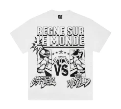 Corteiz Regne Sur Le Monde T-shirt - White