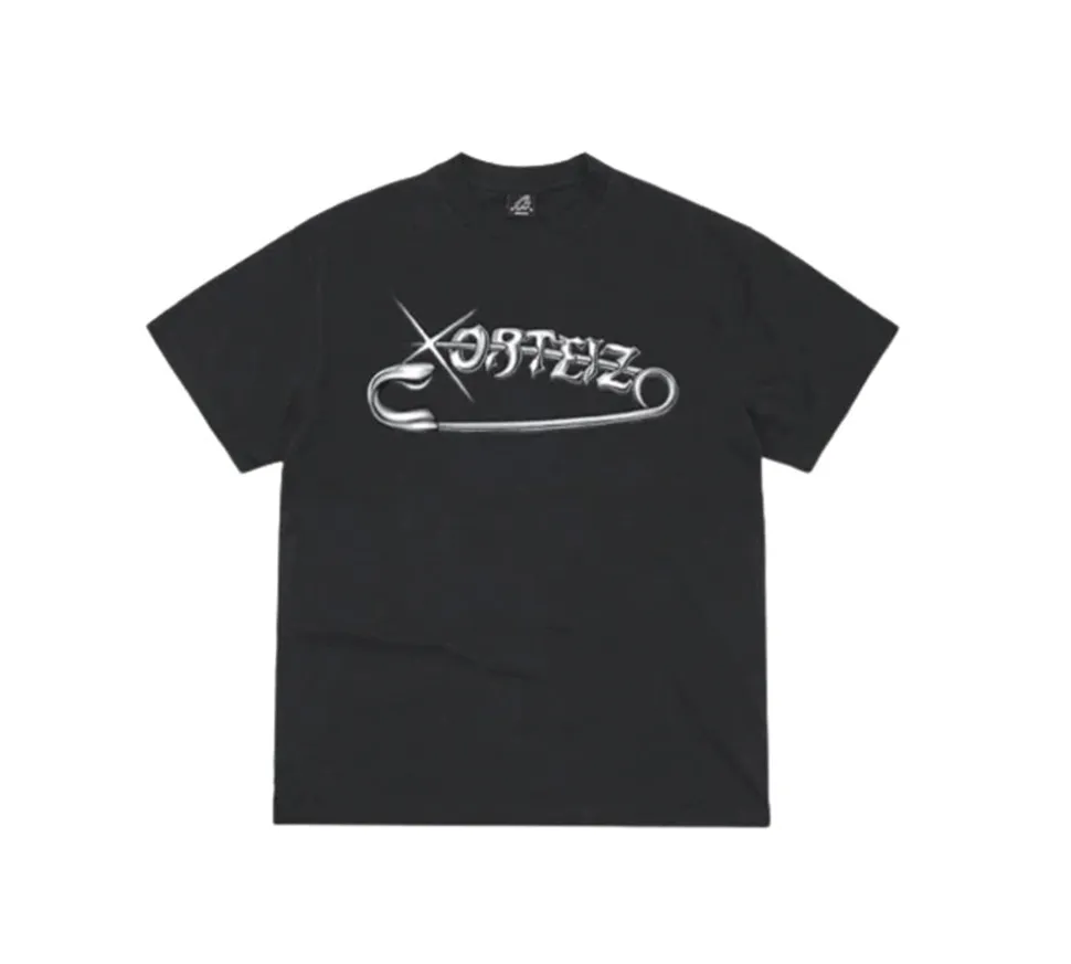Corteiz Safety Pin T-shirt - Black