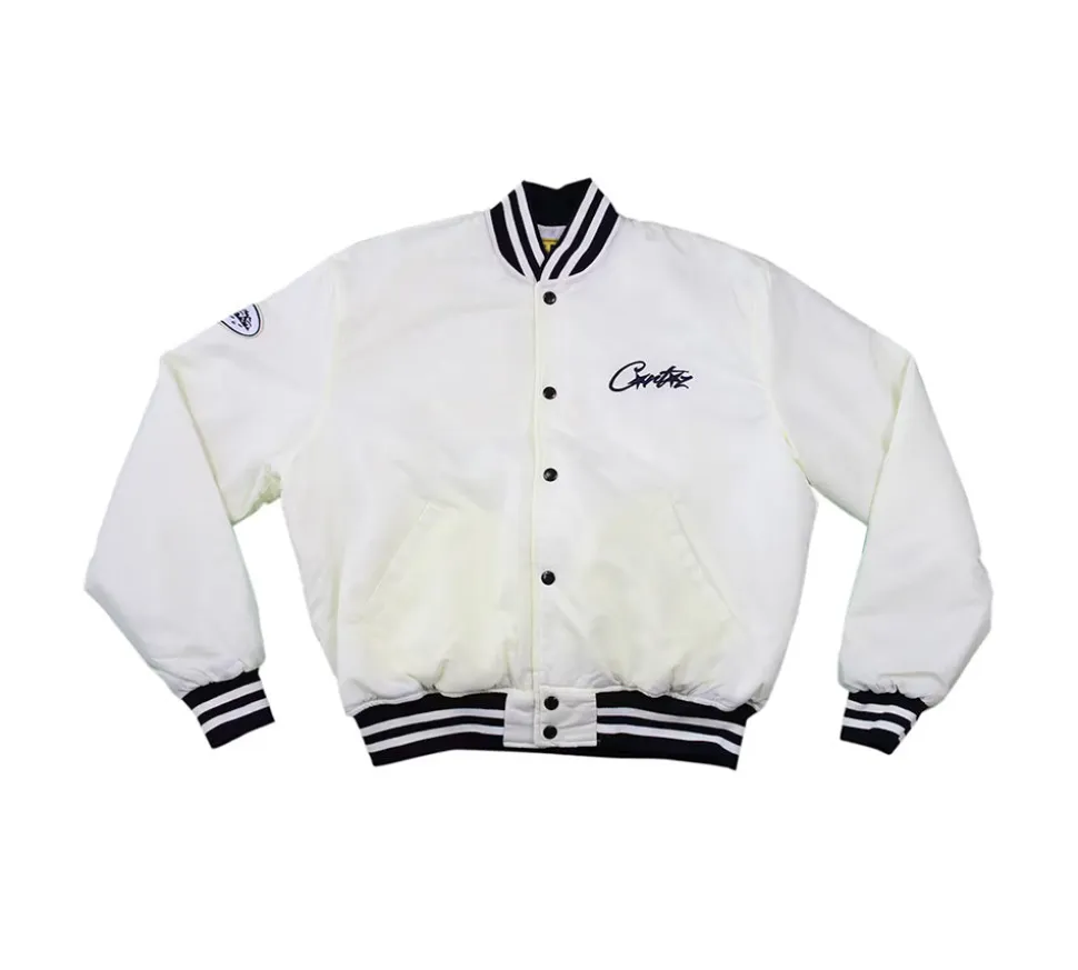 Corteiz Stadium Jacket - White