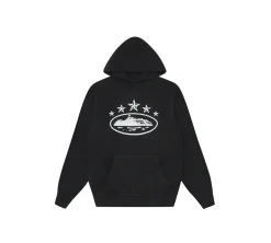 Corteiz 5 Starz Alcatraz Hoodie - Black