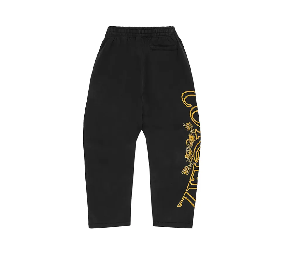 Corteiz Superior Royale Open Hem Pants - Black