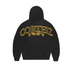 Corteiz Superior Royale Zip Hoodie - Black/Yellow