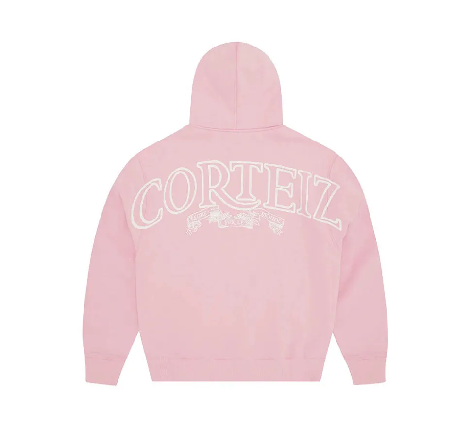 Corteiz Superior Royale Zip Hoodie - Pink