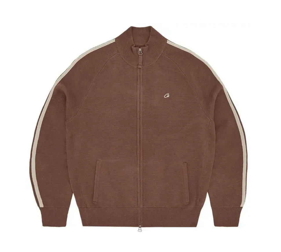 Corteiz VVS Knit-Zip Mocha (USADO) - L
