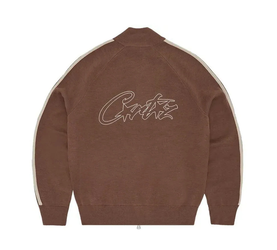 Corteiz VVS Knit-Zip Mocha (USADO) - L
