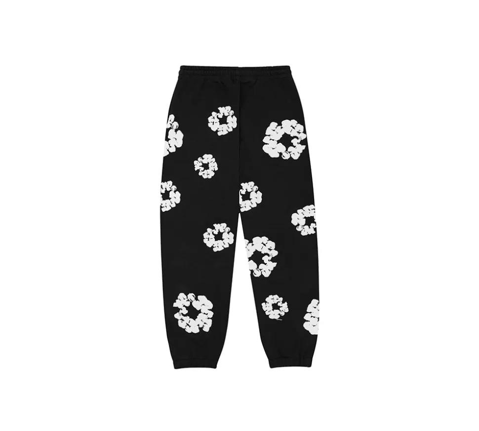 Denim Tears The Cotton Wreath Sweatpants - Black