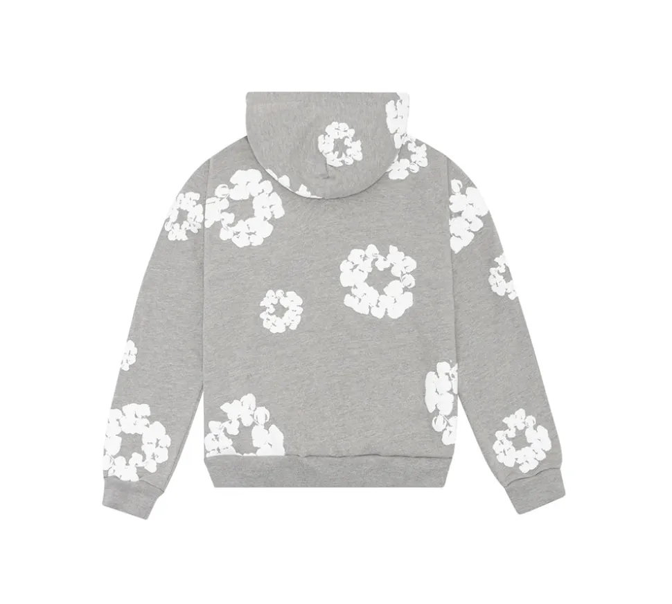 Denim Tears The Cotton Wreath Set - Grey (Sweatshirt + Sweatpants)