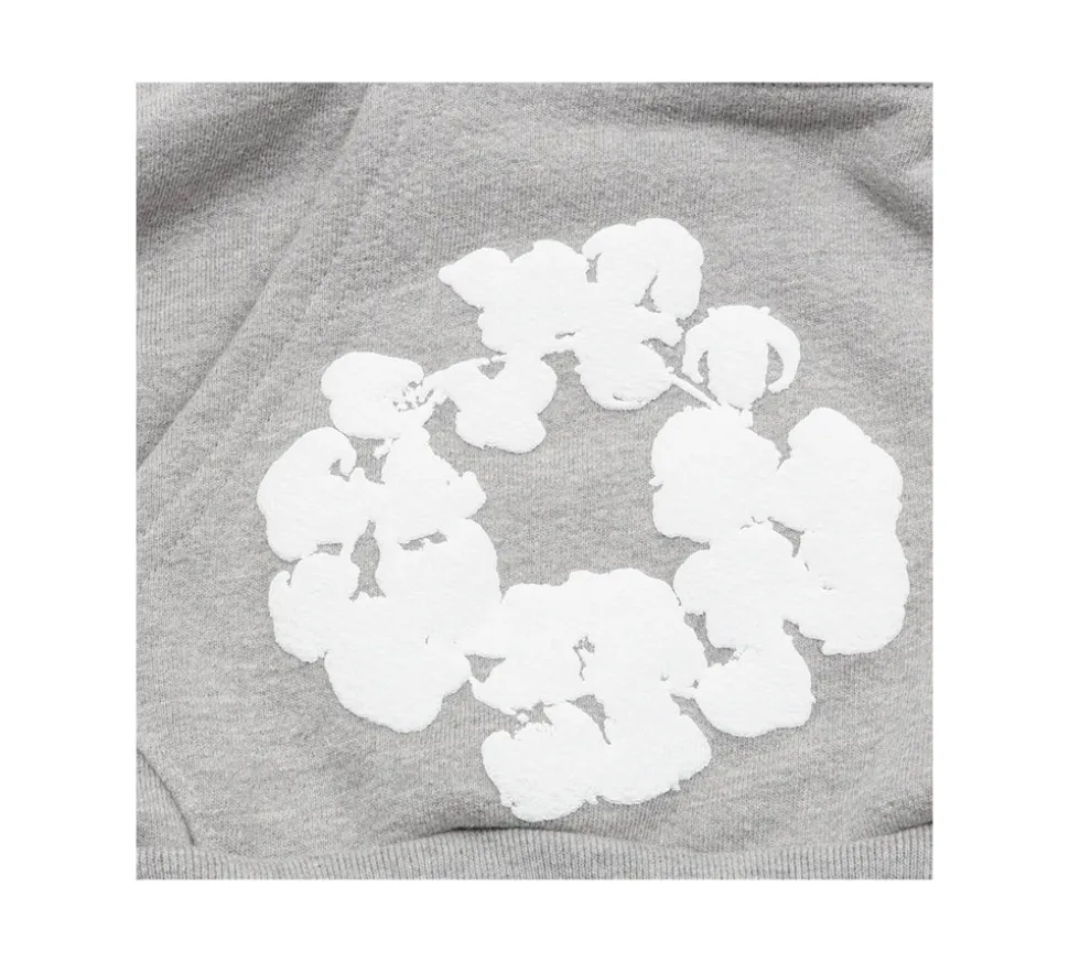 Denim Tears The Cotton Wreath Set - Grey (Sweatshirt + Sweatpants)