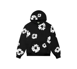 Denim Tears The Cotton Wreath Set - Black (Sweatshirt + Sweatpants)