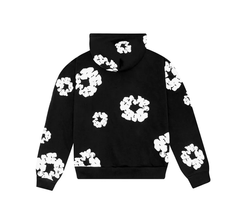 Denim Tears The Cotton Wreath Sweatshirt - Black