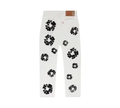 Denim Tears x Levi's Cotton Wreath Jeans - White
