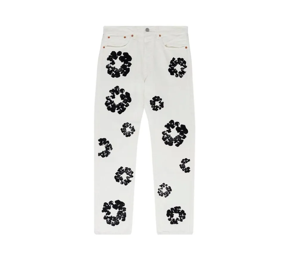 Denim Tears x Levi's Cotton Wreath Jeans - White