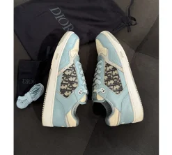 Dior B27 Low Light Blue Cream Dior Oblique Jacquard (USADO) - 43