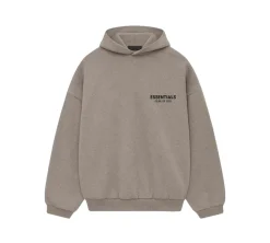 Fear of God Essentials Fleece Hoodie (FW24) - Heather Gray