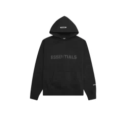 Fear of God Essentials Pullover Hoodie Applique Logo - Stretch Limo