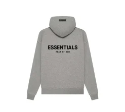 Fear Of God Essentials Pull Over Hoodie - Dark Oatmeal