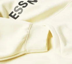 Fear of God Essentials Pullover Hoodie Applique Logo - Buttercream