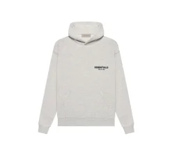 Fear of God Essentials Pull Over Hoodie - Light Oatmeal