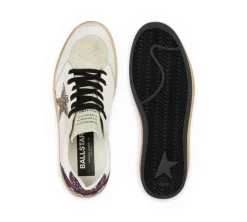 Golden Goose Ballstar Glitter - Silver/Purple