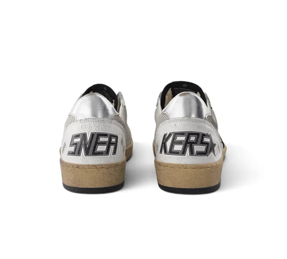 Golden Goose Ball Star - Light Silver Black