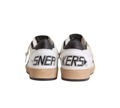 Golden Goose Ball Star - White Black SS25