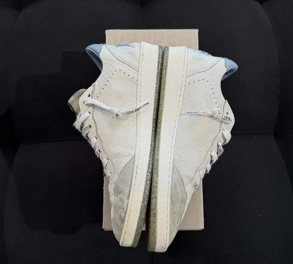 Golden Goose Ball Star White Blue Fog Silver (USADO) - 39