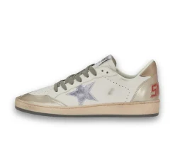 Golden Goose Ball Star - White Silver Red