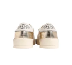 Golden Goose Stardan - White Metallic Gold