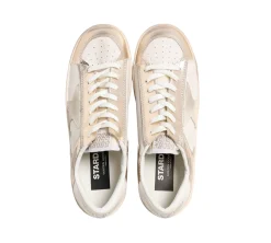 Golden Goose Stardan - White Metallic Gold