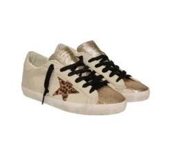 Golden Goose Super-Star Classic With List - Beige
