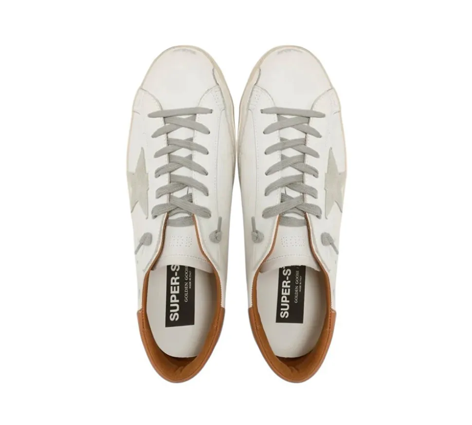 Golden Goose Super-Star Classic - White Light Brown