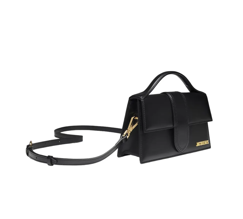 Jacquemus Le Grand Bambino Crossbody Strap Handbag - Black