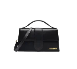 Jacquemus Le Grand Bambino Crossbody Strap Handbag - Black