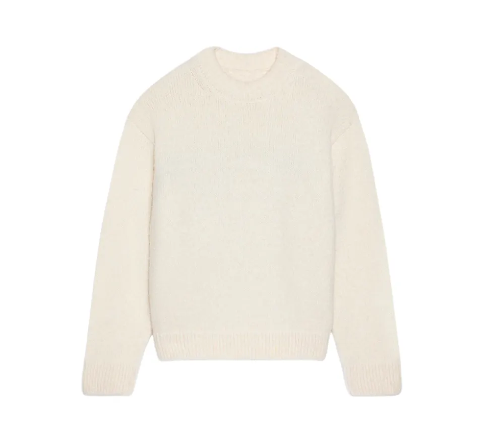 Jacquemus The Pavane knit Jacquard logo sweater - White