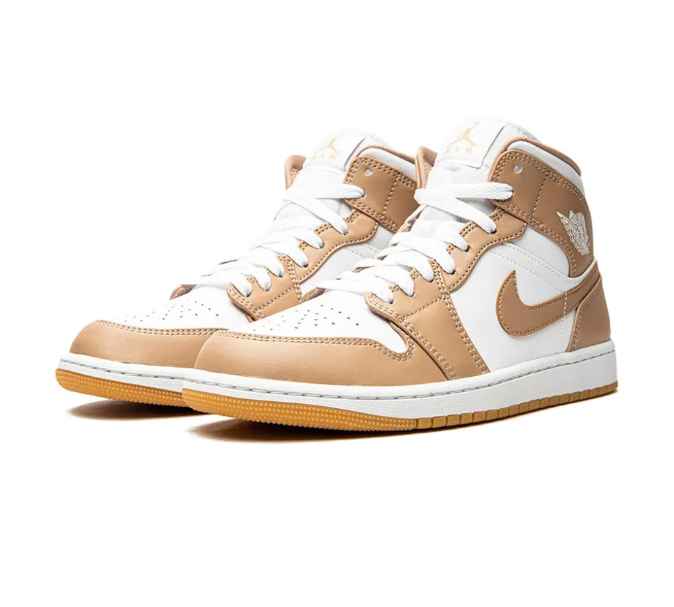 Jordan 1 Mid - Tan Gum
