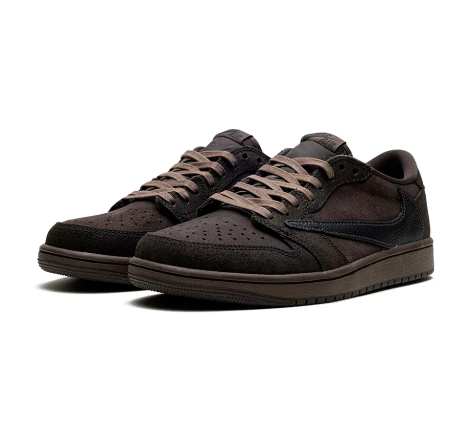 Jordan 1 Retro Low OG SP - Travis Scott Velvet Brown