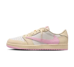 Jordan 1 Retro Low OG SP - Travis Scott Shy Pink