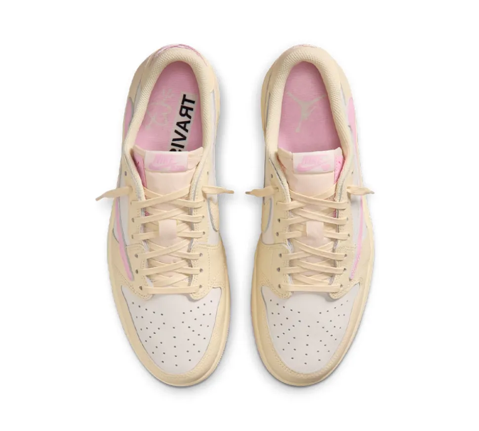 Jordan 1 Retro Low OG SP - Travis Scott Shy Pink