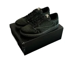 Jordan 1 Retro Low OG SP 42.5 - Travis Scott Black Phantom (USADO)