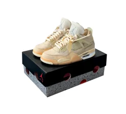 Jordan 4 Retro (40) - Off-White Sail (USADO)