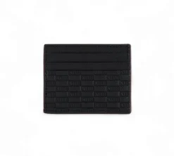 Kith for BMW Monogram Leather Card Holder - Black