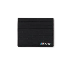 Kith for BMW Monogram Leather Card Holder - Black
