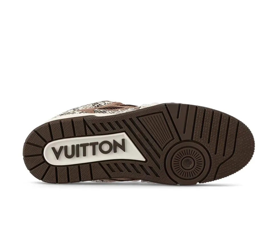Louis Vuitton Skate Sneaker Brown Snakeskin (USADO) - 44
