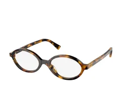 Miu Miu Sunglasses - Honey Havana / Clear Blue Light Filter