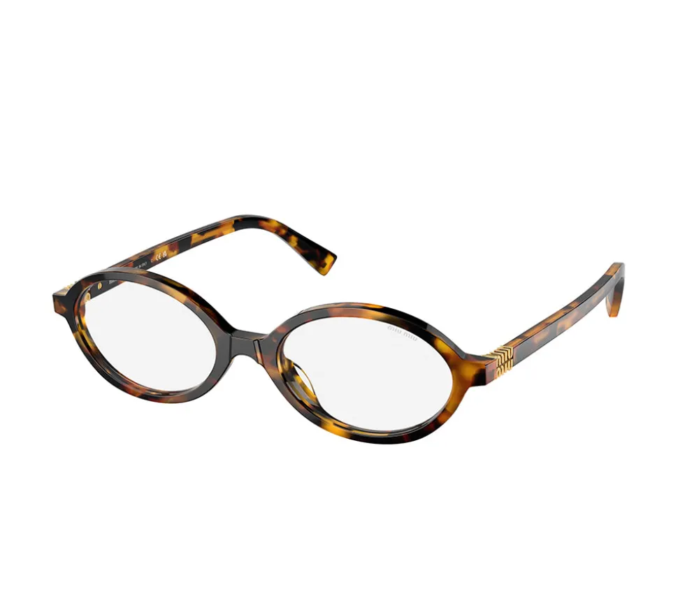 Miu Miu Sunglasses - Honey Havana / Clear Blue Light Filter