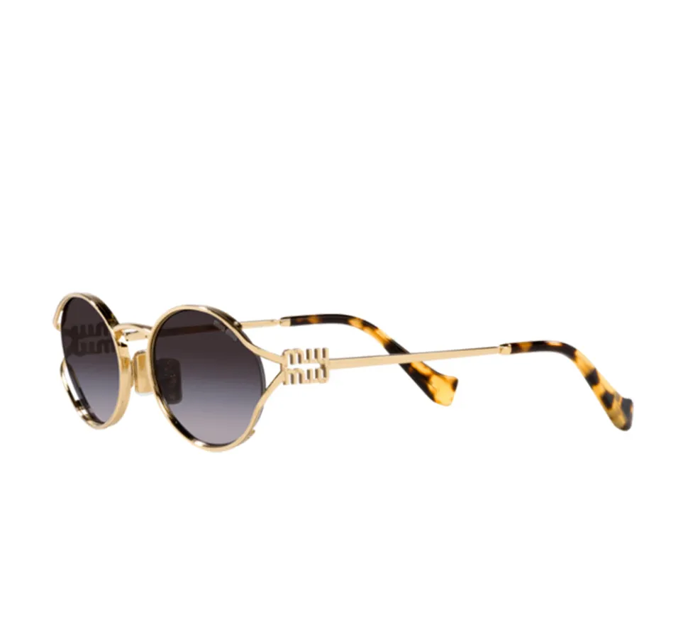 Miu Miu Sunglasses - Pale Gold / Grey Gradient